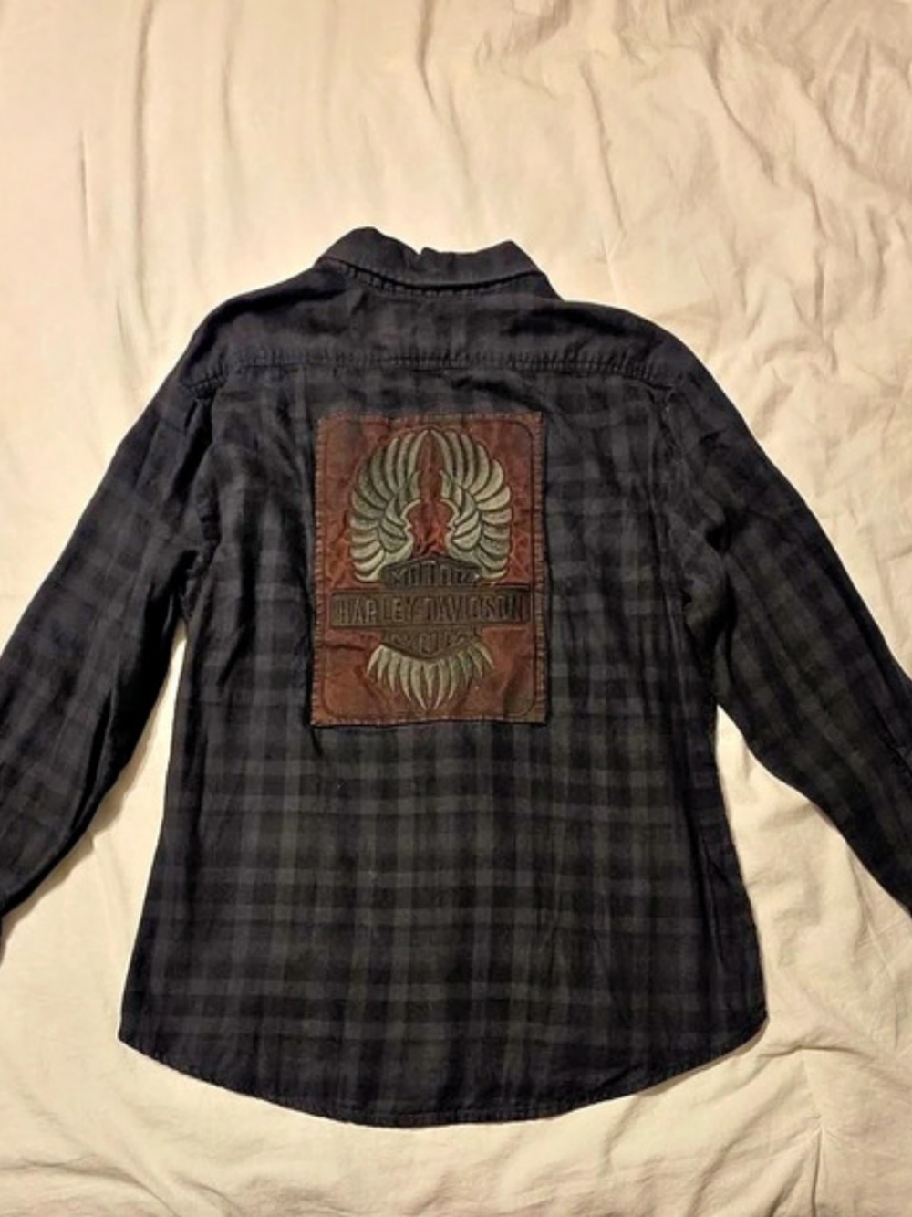 Harley-Davidson Plaid Cotton Shirt XL